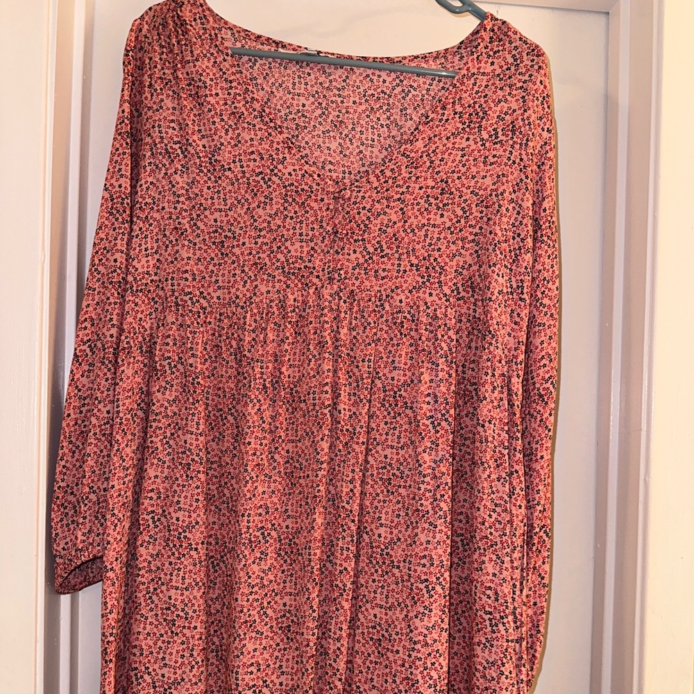 Pink Floral Dress